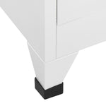 Locker Cabinet with 3 Compartments 38x45x180 cm 244474