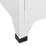 Locker Cabinet with 3 Compartments 38x45x180 cm 244474