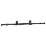 Sliding Door with Hardware Set Black 76x205 cm ESG Glass 3375907