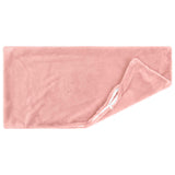 Cushion Cover 12 pcs HEERLEN Pink 40 x 80 cm Faux Rabbit Fur 910215