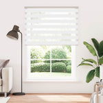 ZNTS Zebra Blind White 155x200 cm Fabric Width 150.9 cm Polyester 4014792