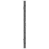 Wall Headboard Grey 206x3x63 cm Solid Wood Pine 824720