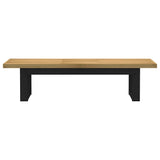 Dining Bench NOAIN U-Shaped Legs 180x40x45 cm Solid Wood Pine 4100050