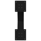 Coffee Table Legs X-Shaped 2 pcs Black 50x cm Steel 4012956