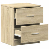 Bedside Cabinets 2 pcs with 2 Drawers Sonoma Oak 40x36x50 cm 858790