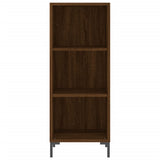 Highboard Brown Oak 34.5x34x180 cm Engineered Wood 3198984