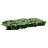 Balcony Screen with Leaves 300 x 150 cm Polyethylene and Fabric 42040663