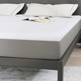 Mattress Topper White 200 x 200 x 3.5 cm Knit Fabric 4106411