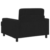 Armchair Black Fabric 42043456