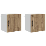 Wall Cabinet PORTO 2 pcs Artisan Oak 40 x 31 x 40 cm 885244