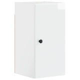3 Piece Bathroom Cabinet Set BREDA High Gloss White 3417805