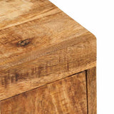 Bedside Table Brown 35 x 33 x 48 cm Solid Mango Wood 4016724