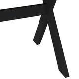 Dining Table NOAIN 160 cm Solid Pine Wood Black Rectangular 42020914