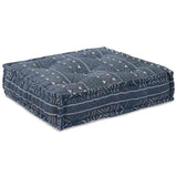 Modular Sofa Indigo Print 70 x 70 x 36 cm Fabric 4019063