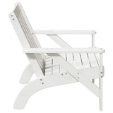 Garden Adirondack Chairs 2 pcs White 75x77x77 cm Solid Wood Pine 859333