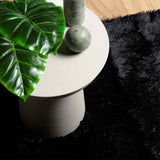 Shaggy Rug High Pile NAVARRA Black 240x240 cm Polyester 4102886