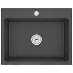 Handmade Kitchen Sink Black Stainless Steel 51511