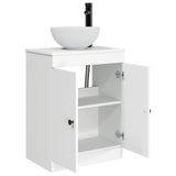 Bathroom Vanity with Sink White 54 x 35 x 83 cm Engineered Wood 890114