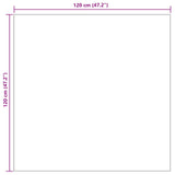 Indoor Rug GALATI Cream 120 x 120 cm Polyester 42022798
