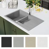 Granite Kitchen Sink Double Basin Grey 142951