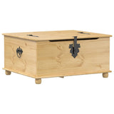 Storage Box Corona 90x78x45 cm Solid Wood Pine 4002770