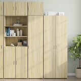 Slim Storage Cabinet Sonoma Oak 45x42.5x225 cm Engineered Wood 3281289