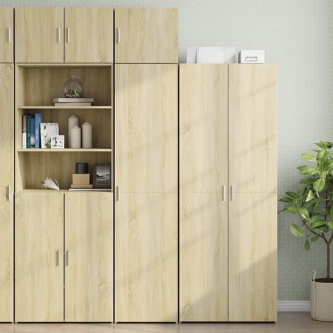 Slim Storage Cabinet Sonoma Oak 45x42.5x225 cm Engineered Wood 3281289