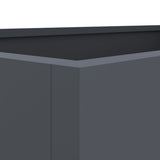 Planter Anthracite 62x47x46 cm Steel 841603