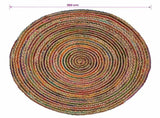 Area Rug Multicolour 180 cm Jute 42010760
