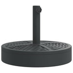 ZNTS Parasol Base for Ø38 / 48 mm Poles 25 kg Round 4007984
