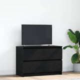 TV Cabinet Black 80x35x54 cm Engineered Wood 861788