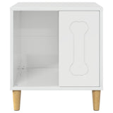 Dog House Gloss White 44 x 42 x 49 cm Engineered Wood 8000702