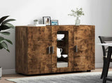Wooden Cabinet Smoked Oak 88.5 x 30.5 x 73 cm Engineered Wood 880306
