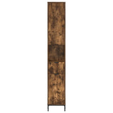 Bathroom Cabinet with Drawer Smoked Oak 31.5 x 33 x 190 cm 883409