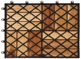 Decking Tile 20 pcs Brown 30 x 30 cm Acacia Hardwood 3444689
