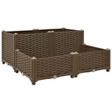 Raised Bed 80x80x38 cm Polypropylene 316523