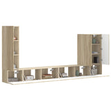 TV Wall Cabinet Set 6 pcs Sonoma Oak 3408954