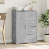 Sideboard Concrete Grey 60x31x84 cm Engineered Wood 840509