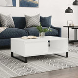 Coffee Table White 90x60x35 cm Engineered Wood 827068