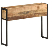 321938 Planter 90x20x68 cm Rough Mango Wood