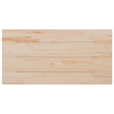 Table Top White 100x60x2.5 cm Solid Wood Pine Rectangular 824416