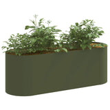 Raised Garden Bed Olive Green 120 x 40x 40 cm 8011687
