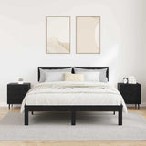 Bedside Cabinet with Drawer 2 pcs Black Oak 40 x 35 x 47.5 cm 882046