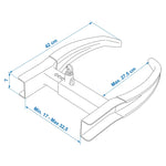 ZNTS ProPlus Wheel Clamp XL Universal 424759