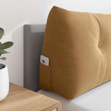 Back Pillow Brown 180 x 24 x 50 cm Velvet 42014582