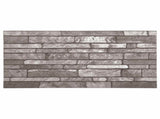 Wall Panels 10 pcs 100 x 50 cm Dark Grey EPS Foam 42046095