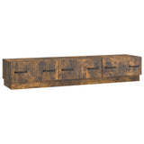 TV Cabinet Smoked Oak 147 x 34.5 x 27 cm Engineered Wood 895400