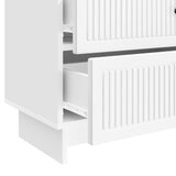 Bedside Cabinet High Gloss White 62 x 34.5 x 47.5 cm 893859