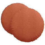 Seat Cushions 2 pcs Red Orange 80 cm Corduroy Fabric 42014267