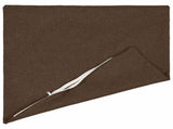 Cushion Cover 6 pcs HEERLEN Brown 80 x 80 cm Fabric 913506